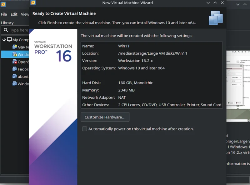 VMWare Workstationda Linux üzerinde Windows 11 nasıl çalıştırılır