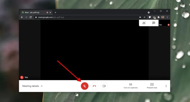 (CORRIGIDO) O microfone do Google Meet não funciona, “Desligado devido ao tamanho da chamada”