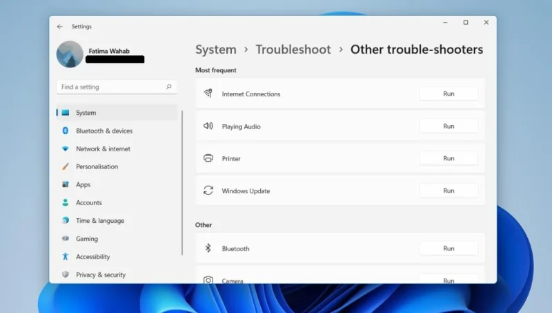 วิธีเรียกใช้ตัวแก้ไขปัญหาใน Windows 11