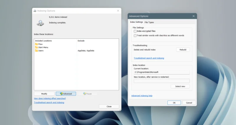 Windows 11de arama menüsü çalışmıyorsa ne yapmalı