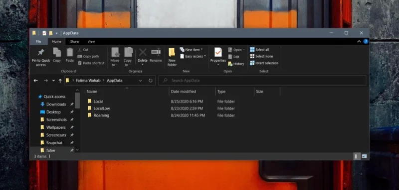 Como mover a pasta AppData no Windows 10