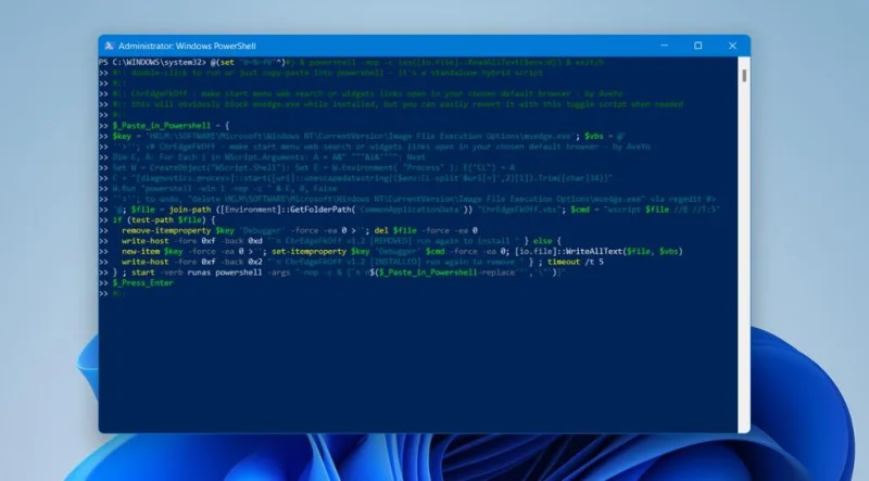 Windows 11i varsayılan tarayıcıyı kullanmaya zorlama