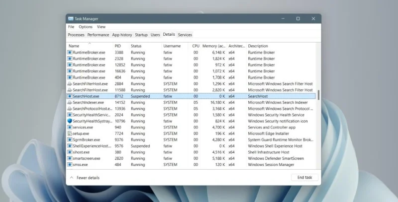 Windows 11de arama menüsü çalışmıyorsa ne yapmalı