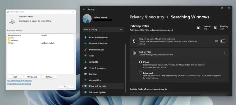 Windows 11de arama menüsü çalışmıyorsa ne yapmalı