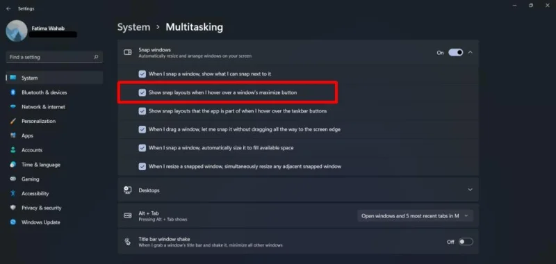 Windows 11de Snap düzenleri nasıl kullanılır