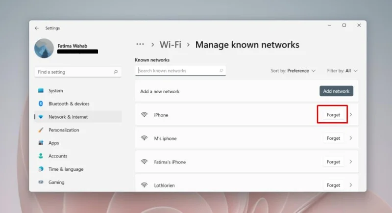 Windows 11de bir WiFi ağına nasıl katılınır