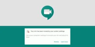 (CORRIGIDO) O microfone do Google Meet não funciona, “Desligado devido ao tamanho da chamada”