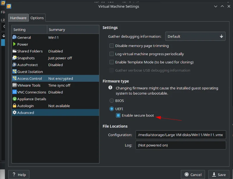 VMWare Workstationda Linux üzerinde Windows 11 nasıl çalıştırılır