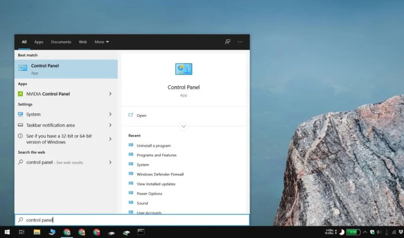Как открыть панель управления в Windows 10