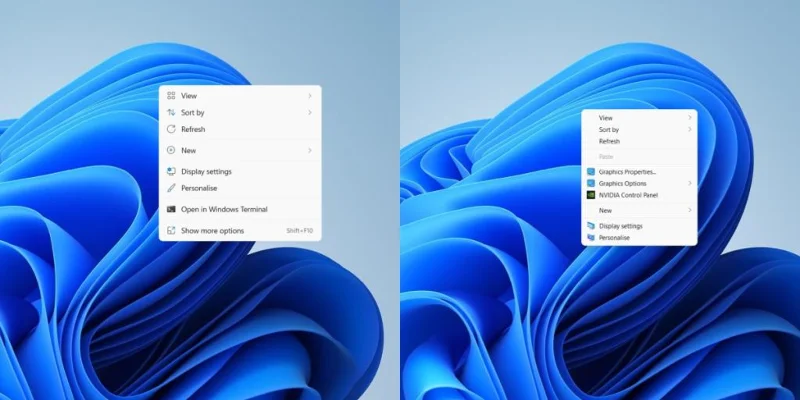 Windows 11de Windows 10 Bağlam Menüsü nasıl edinilir