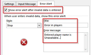Excel 365'te veri doğrulama için bir açılır menü nasıl eklenir?