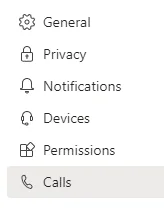 Wybór ustawień dla połączeń w Microsoft Teams