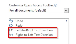 Comment écrire de droite à gauche dans Microsoft Office 2016, 2019 / 365 ?