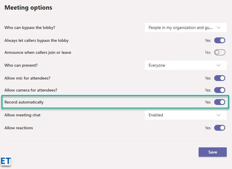 Bagaimana untuk merekodkan mesyuarat Microsoft Teams?