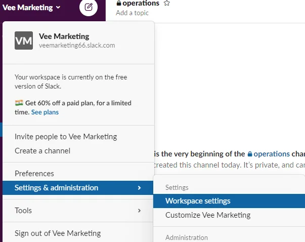 Slack'te Çalışma Alanı ve kanal adları nasıl değiştirilir?