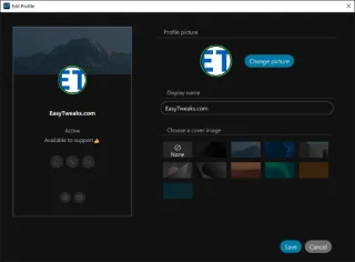 Bagaimana untuk menukar nama paparan dan gambar Apl Webex anda?