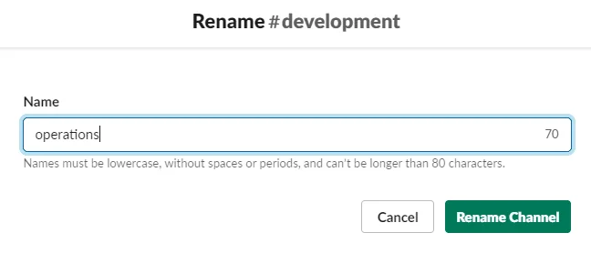 Slack'te Çalışma Alanı ve kanal adları nasıl değiştirilir?