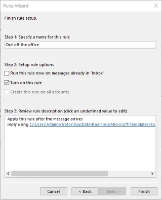 ¿Cómo enviar mensajes de respuesta automática recurrentes en Outlook 2019/365/2016 cuando está fuera de la oficina?