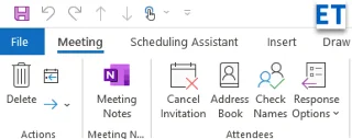 Butang Microsoft Teams tidak muncul pada Outlook