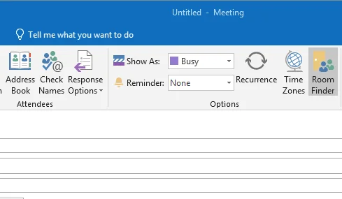 Configuración de recordatorios en reuniones