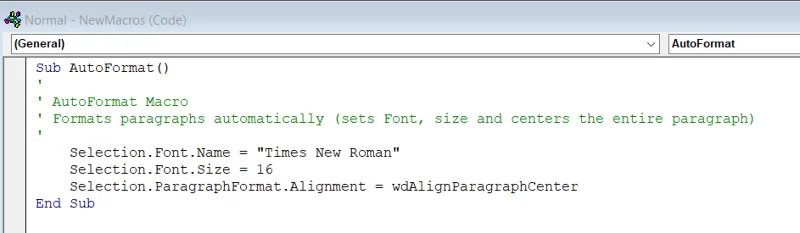 Macros de Word más allá de la grabadora de macros: tutorial de macros de Office 2016, 365 / 2019 y ejemplos útiles