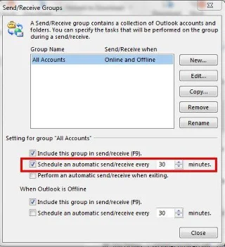 Jak odświeżyć pocztę w skrzynce odbiorczej programu Outlook, gdy nie jest ona automatycznie aktualizowana?