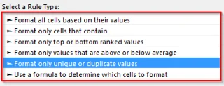 Excel 2016 listesinden yinelenen girişler nasıl kaldırılır?