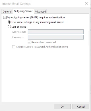 Servidor de salida de Yahoo Mail