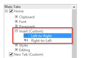 Bagaimana untuk menulis dari kanan ke kiri dalam Microsoft Office 2016 , 2019 / 365?