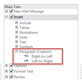 Bagaimana untuk menulis dari kanan ke kiri dalam Microsoft Office 2016 , 2019 / 365?