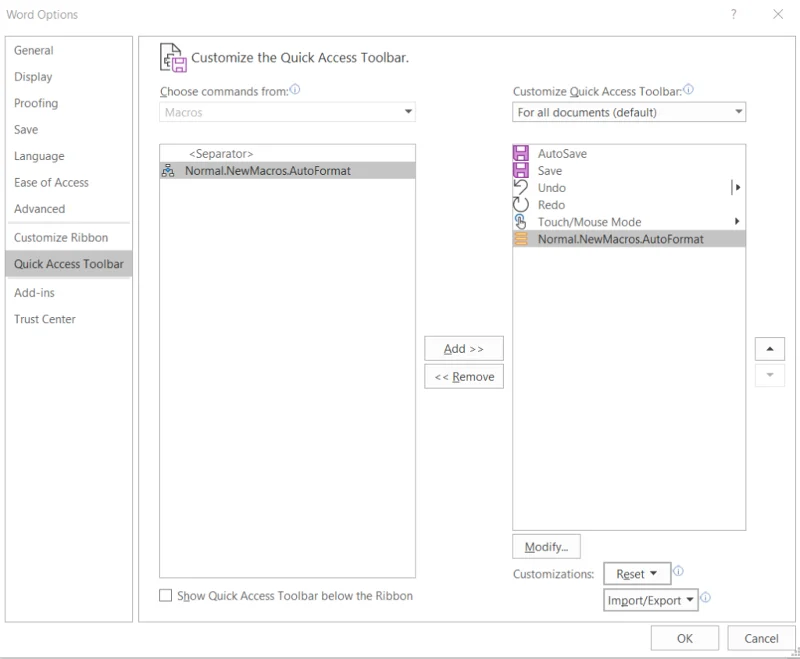 Macros de Word más allá de la grabadora de macros: tutorial de macros de Office 2016, 365 / 2019 y ejemplos útiles