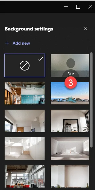 Bagaimana untuk mengaburkan latar belakang panggilan video Microsoft Teams?