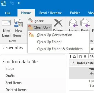 Zatrzymaj i usuń zduplikowane wiadomości e-mail w Outlooku 2016 i 2019