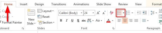 Jak zmodyfikować kolorowanie pocisków w programie Word?
