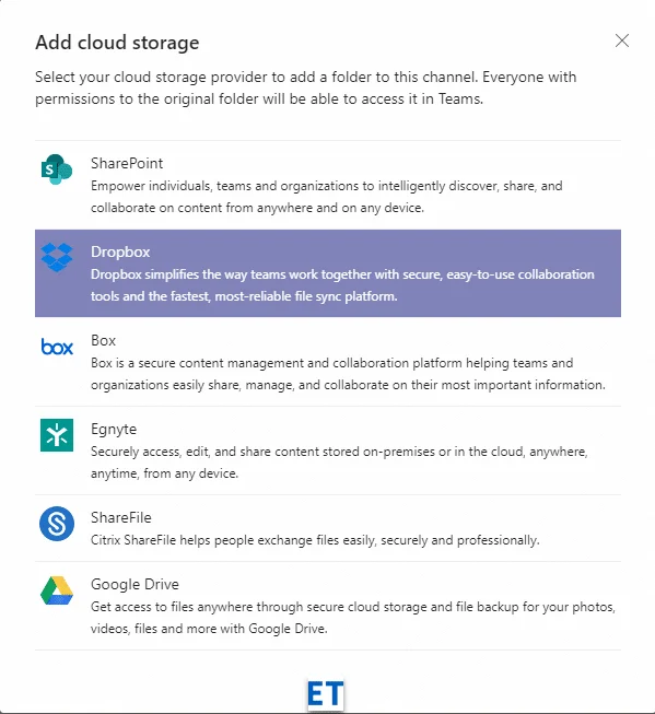 Bagaimana untuk memindahkan folder dalam Microsoft Teams dari satu saluran ke saluran lain?