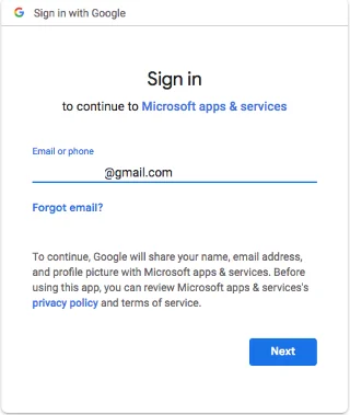¿Cómo agregar el correo electrónico de Google a Outlook 2016 y 2019 en MAC OS?