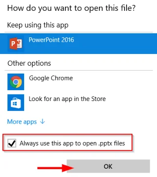 Comment faire d'Office 2016 ou 2019 ou 365 votre application Microsoft Office par défaut ?