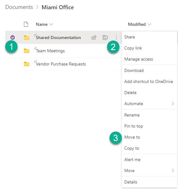 Bagaimana untuk memindahkan folder dalam Microsoft Teams dari satu saluran ke saluran lain?