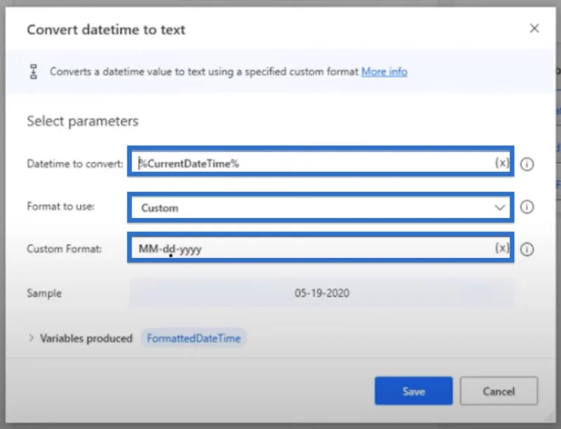 Tambahkan Tarikh Pada Nama Fail Dalam Desktop Power Automate
