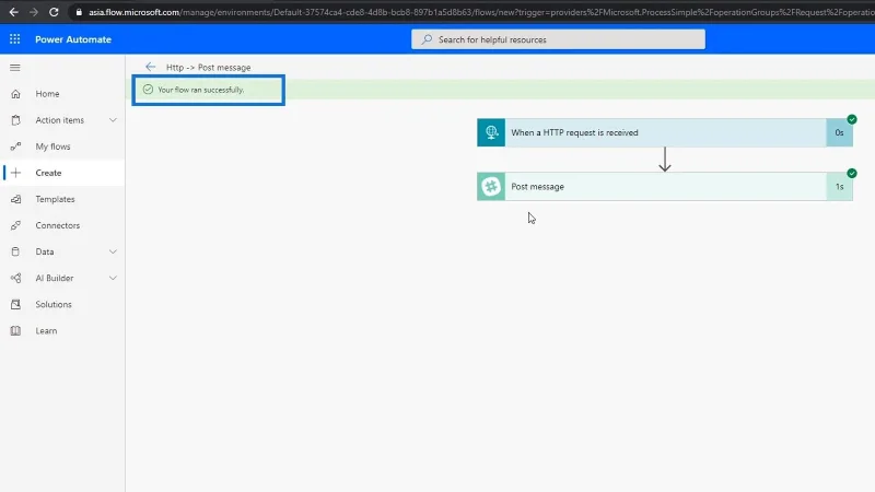 Déclencheur HTTP de flux Microsoft |  Un tutoriel Power Automate