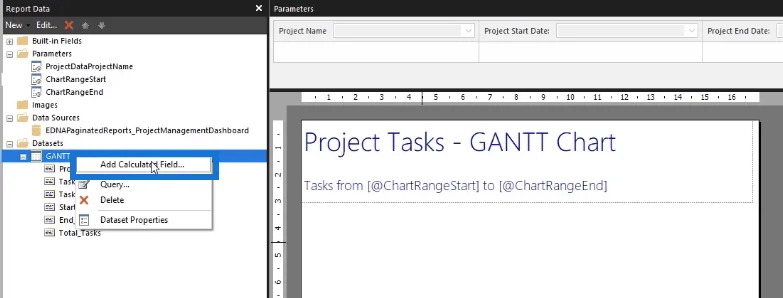 Cipta Carta Gantt Dalam LuckyTemplates Report Builder: Satu Pengenalan