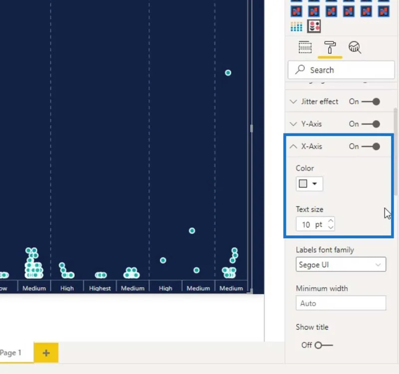 Graf Plot Titik Dalam LuckyTemplates: Visualisasi Tersuai