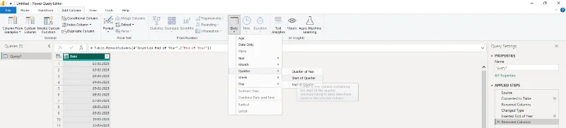 Cara Membuat Jadual Tarikh Dalam LuckyTemplates