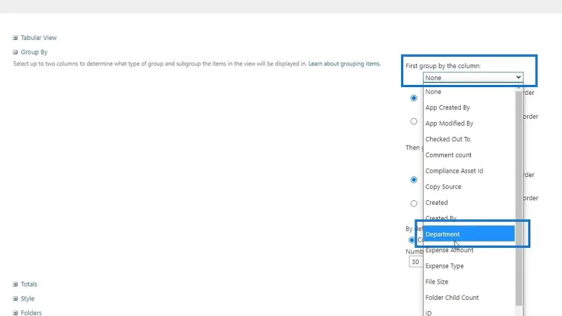 มุมมอง MS SharePoint |  การสร้างและการบันทึก