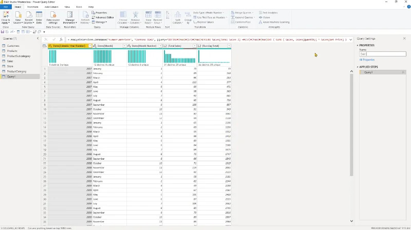Menggunakan DAX Untuk Memuatkan Data Dari SSAS Ke LuckyTemplates