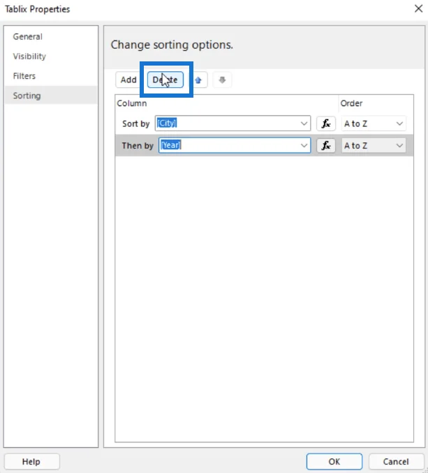 Tutorial Pembina Laporan: Isih & Tapis Data Dalam Laporan Bernombor