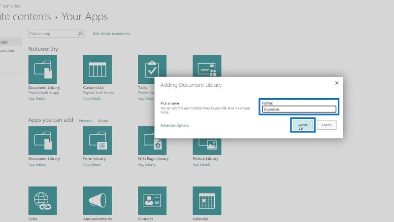 Menambah Pustaka Dokumen Dalam SharePoint