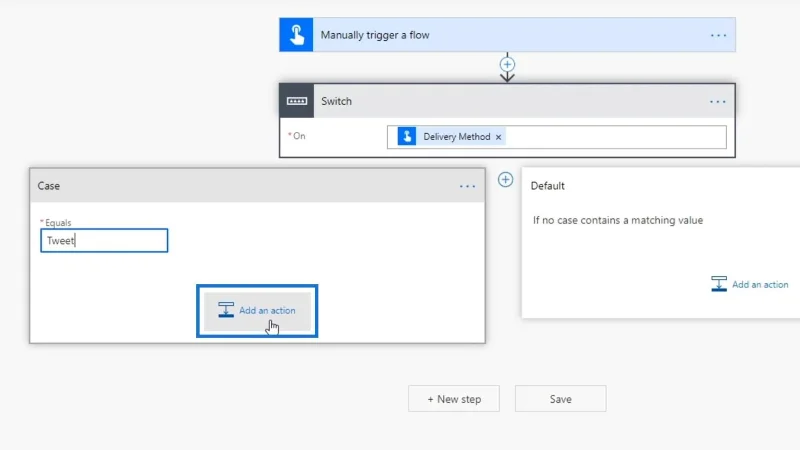 Power Automate Cambia azione di controllo nei flussi di lavoro