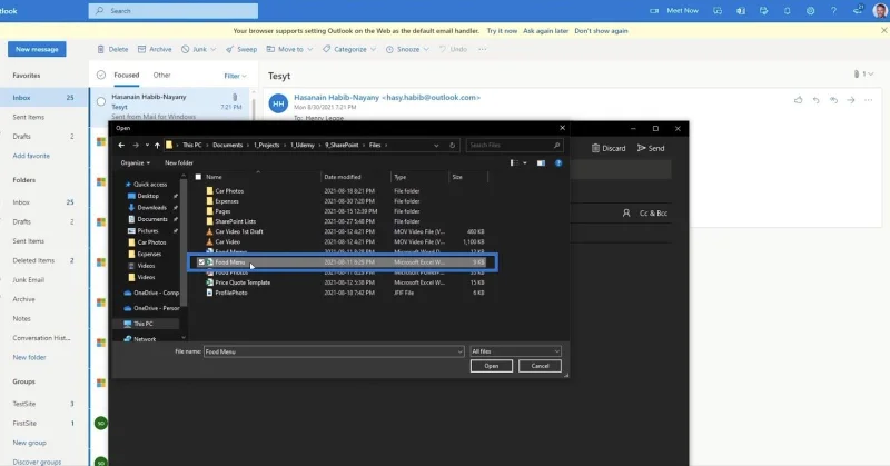 Aliran MS: Bagaimana Untuk Muat Naik Dalam SharePoint Melalui E-mel