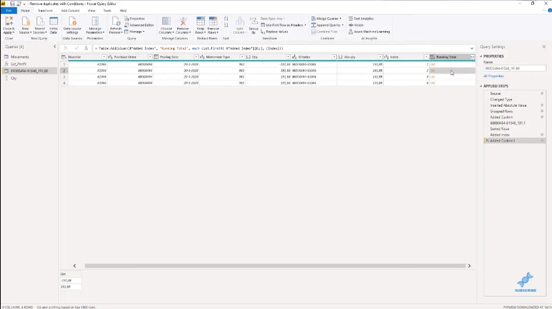 LuckyTemplates Power Query: removendo linhas duplicadas